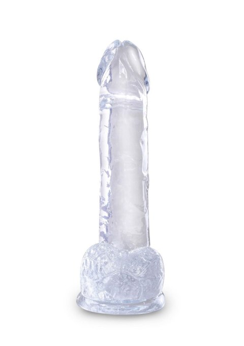 Silikonowe przezroczyste dildo z mocną przyssawką Silikonowe przezroczyste dildo z mocną przyssawką