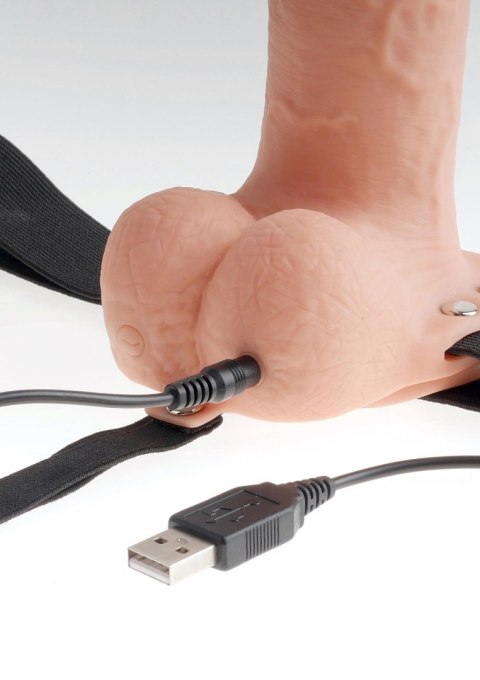 Uprząż czarna dildo przedłużenie penisa wibracje Uprząż czarna dildo przedłużenie penisa wibracje