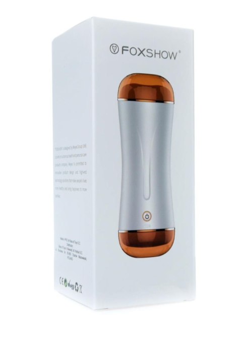 Wibrujący podwójny masturbator dwa wejścia dźwięk