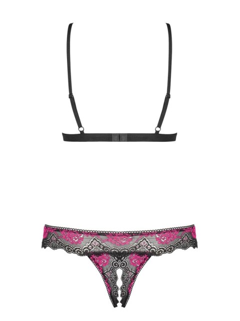 Wycięte stringi stanik sex komplet obsessive l/xl Wycięte stringi stanik sex komplet obsessive l/xl