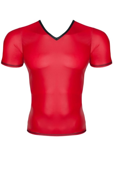 Męski t-shirt z wetlooka w serek xxl Męski t-shirt z wetlooka w serek xxl