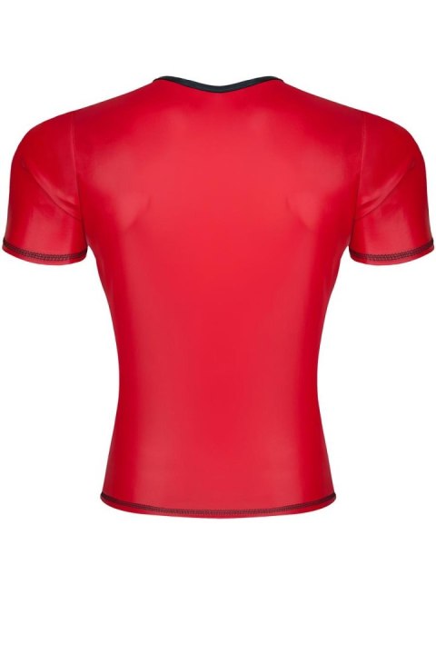 Męski t-shirt z wetlooka w serek xxl Męski t-shirt z wetlooka w serek xxl