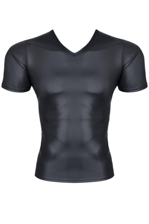 Męski t-shirt z wetlooka w serek s Męski t-shirt z wetlooka w serek s