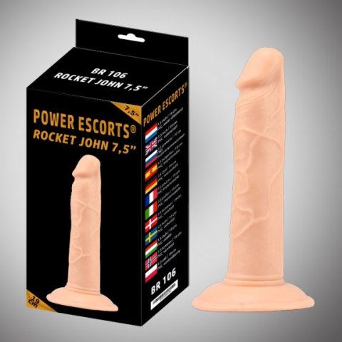 Duży gruby żylasty penis dildo z przyssawka 19 cm Duży gruby żylasty penis dildo z przyssawka 19 cm