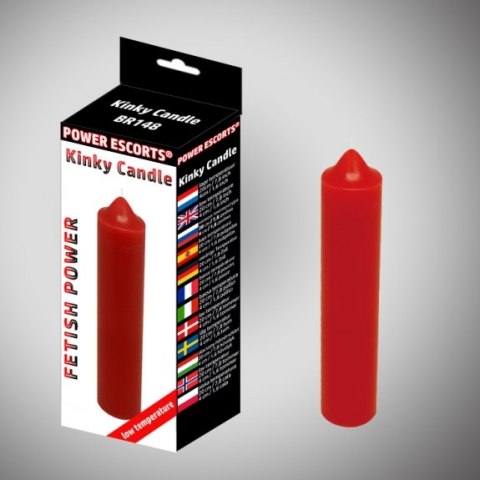 Kinky candle red low temperature candle 20 cm Kinky candle red low temperature candle 20 cm