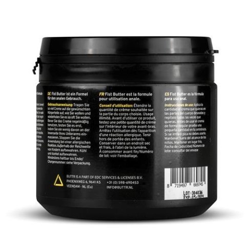 Masło nawilżające lubrykant analny fisting 500ml Masło nawilżające lubrykant analny fisting 500ml