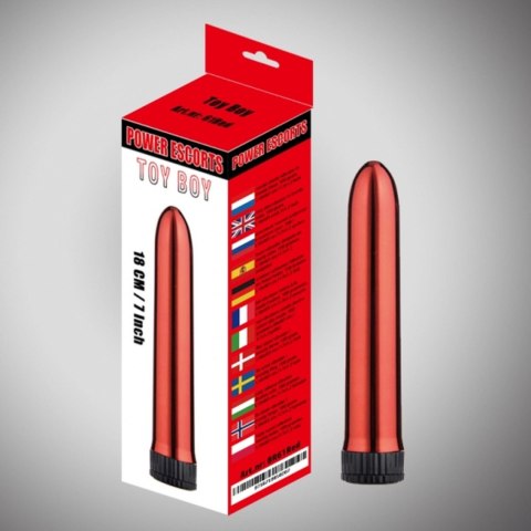 Smukły klasyczny wibrator uniwersalny kształt 18cm Smukły klasyczny wibrator uniwersalny kształt 18cm