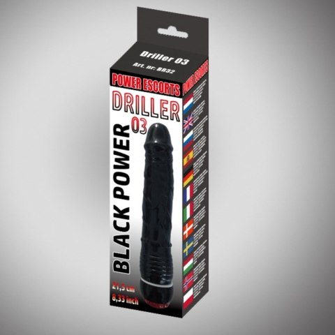 Wibrator penis naturalny kształt realistyczny 21cm Wibrator penis naturalny kształt realistyczny 21cm