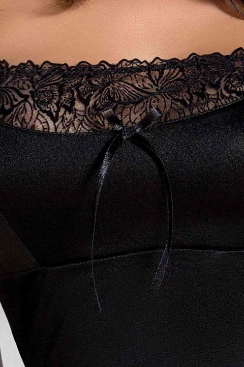 Bielizna-LAUREN CHEMISE black L/XL - Casmir Bielizna-LAUREN CHEMISE black L/XL - Casmir