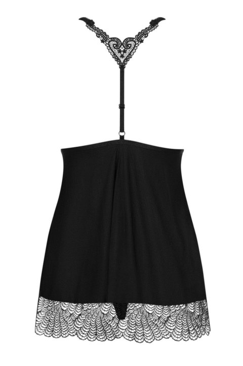 Komplet koszulka babydoll stringi obsessive l/xl