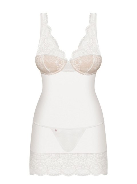 Biała sex koszulka komplet stringi obsessive l/xl Biała sex koszulka komplet stringi obsessive l/xl