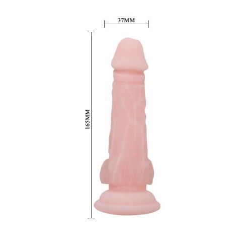 Duże grube dildo z przyssawką i jądrami sex 16cm Duże grube dildo z przyssawką i jądrami sex 16cm