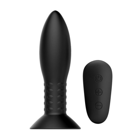 Korek analny z rotacją wibracją plotem 13cm 4tryby Korek analny z rotacją wibracją plotem 13cm 4tryby