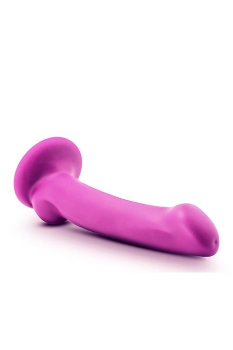 Gładkie silikonowe dildo z przyssawka 16,5 cm
