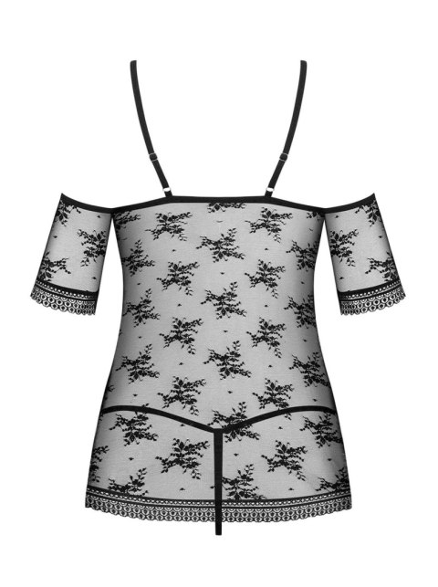 Komplet koszulka babydoll stringi obsessive l/xl