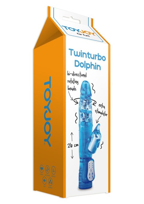 Wibrator-TWINTURBO DOLPHIN VIBR. BLUE Wibrator-TWINTURBO DOLPHIN VIBR. BLUE