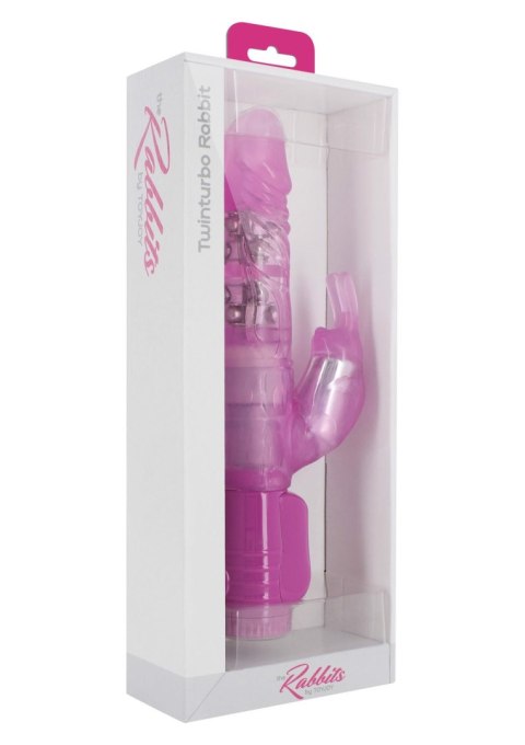 Wibrator-TWINTURBO RABBIT VIBRATOR PINK Wibrator-TWINTURBO RABBIT VIBRATOR PINK