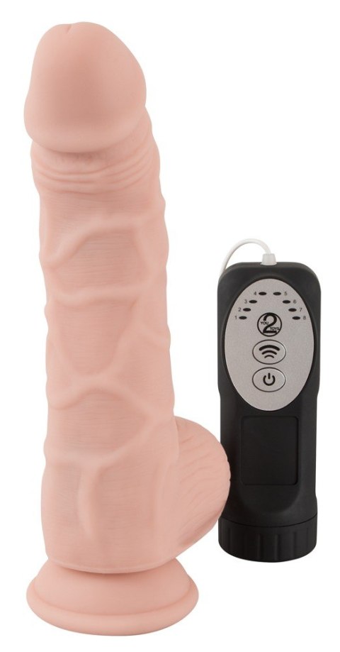 Wibrator jak penis pulsujący przyssawka 20cm 8tryb