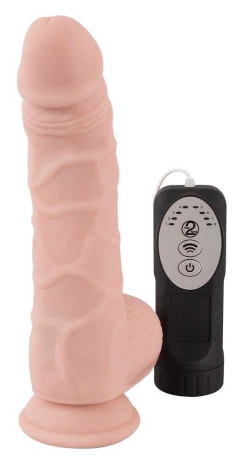 Wibrator jak penis pulsujący przyssawka 20cm 8tryb