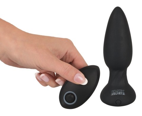 Wibrujący korek analny silikonowa zatyczka 14 cm