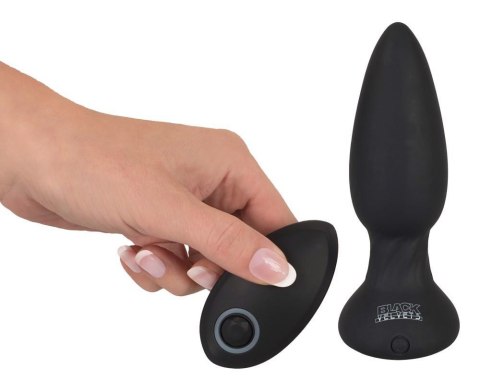 Wibrujący korek analny silikonowa zatyczka 14 cm