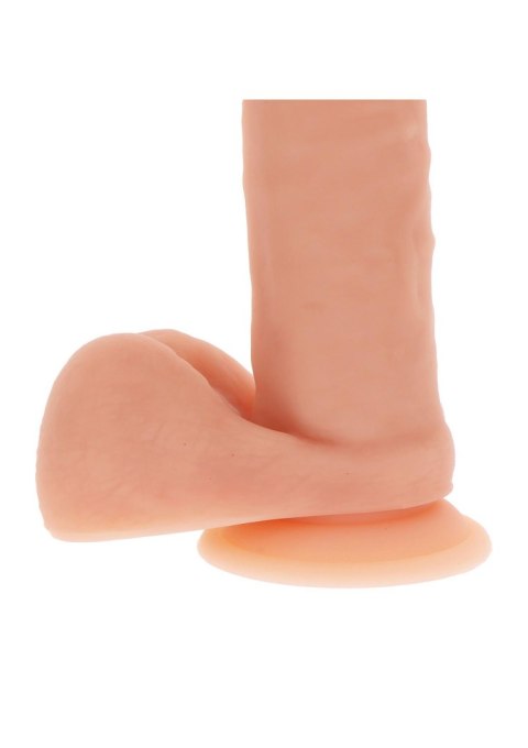 Realistyczny sztuczny penis z przyssawką i jądrami Realistyczny sztuczny penis z przyssawką i jądrami