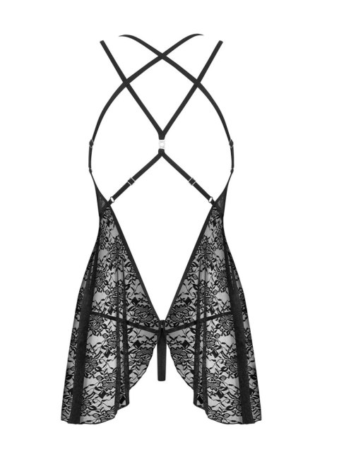 Koszulka babydoll stringi komplet 860-bab-1 s/m Koszulka babydoll stringi komplet 860-bab-1 s/m