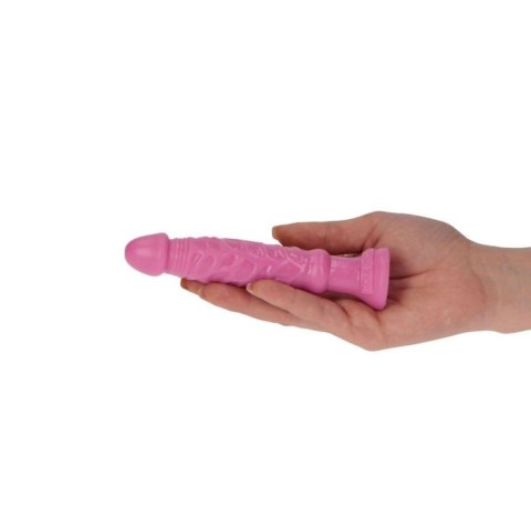 Różowy realistyczny penis w spiralne żyły 10,5cm Różowy realistyczny penis w spiralne żyły 10,5cm
