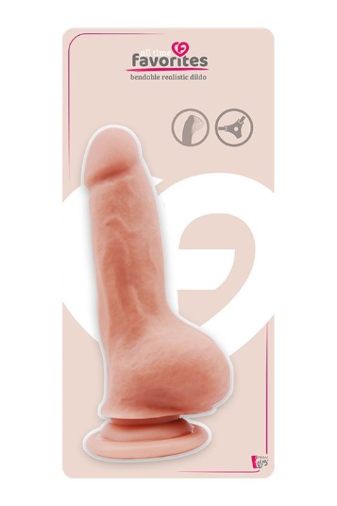 ALL TIME FAVORITES BENDABLE DILDO FLESH ALL TIME FAVORITES BENDABLE DILDO FLESH