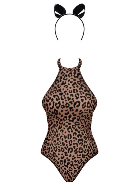 Erotyczne body cętki panterka opaska leocatia l/xl Erotyczne body cętki panterka opaska leocatia l/xl