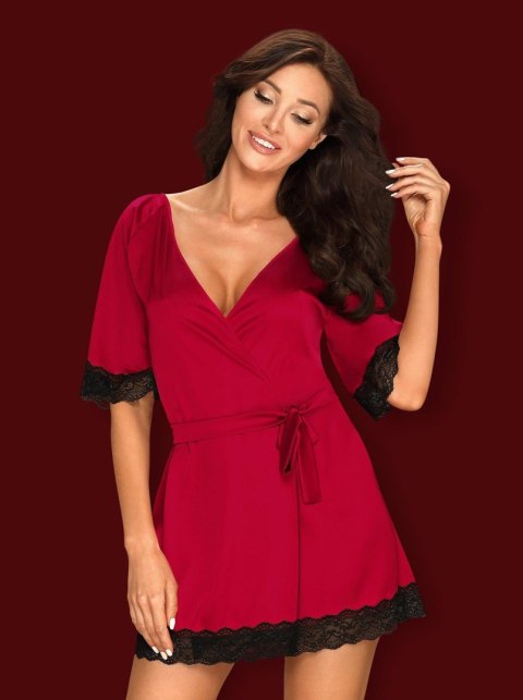 Szlafrok koronka bielizna erotyczna sensuelia l/xl Szlafrok koronka bielizna erotyczna sensuelia l/xl