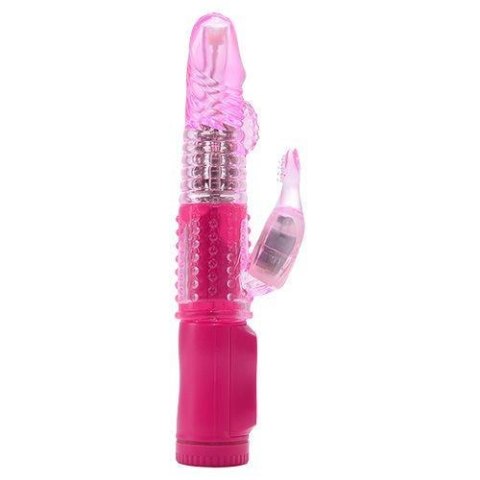 Wibrator króliczek rotacja punkt g 21cm 12 trybów Wibrator króliczek rotacja punkt g 21cm 12 trybów
