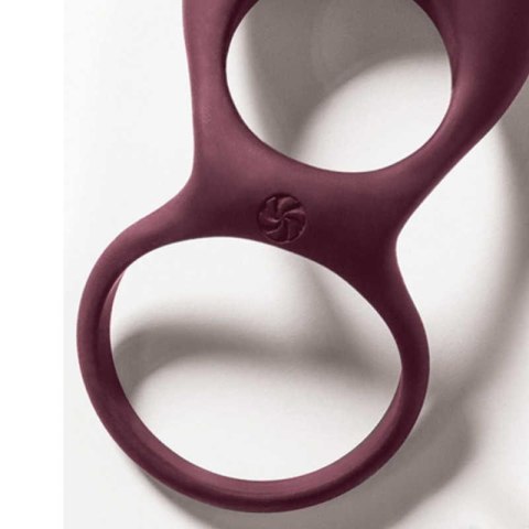 Pierścień- Vibrating Double Cockring Daydream Wine Red Pierścień- Vibrating Double Cockring Daydream Wine Red