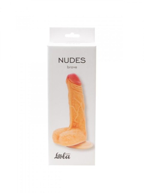 Naturalne dildo członek z jądrami przyssawka 17cm Naturalne dildo członek z jądrami przyssawka 17cm