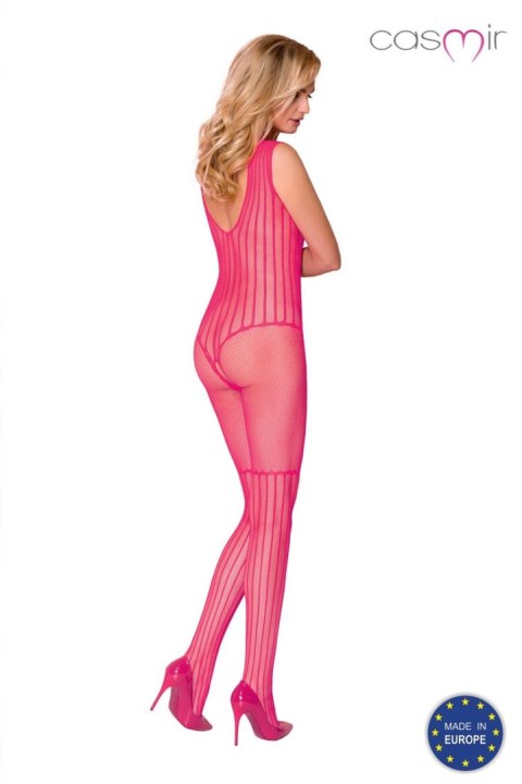 Zmysłowy bodystocking dziurka w kroku dekolt róż Zmysłowy bodystocking dziurka w kroku dekolt róż
