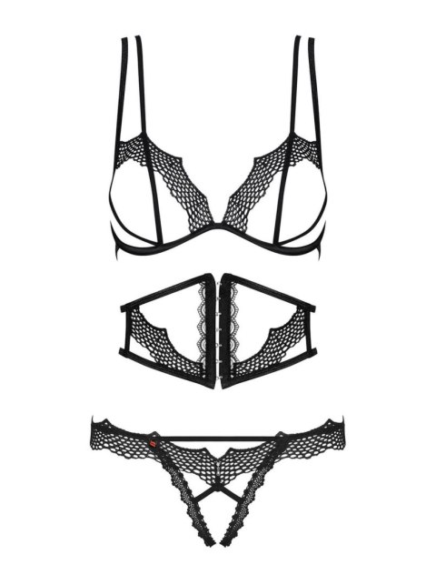 Komplet stanik pas stringi obsessive bravelle l/xl