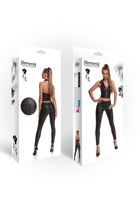 Bielizna - BRCONSTANZA001 leginsy czarne rozmiar M