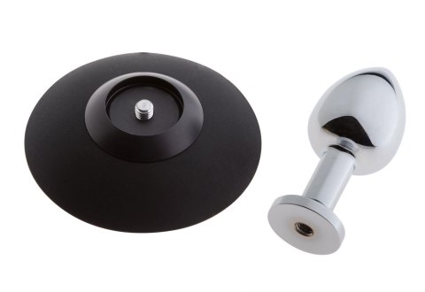 MALESATION Alu-Plug with suction cup small, chrome MALESATION Alu-Plug with suction cup small, chrome