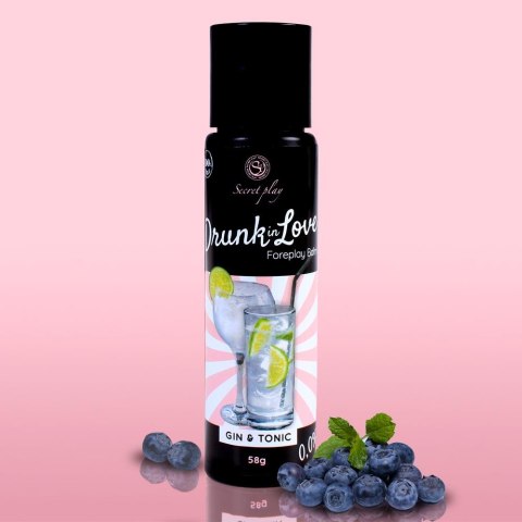 Żel intymny do gry wstępnej jadalny gin tonic 60ml Żel intymny do gry wstępnej jadalny gin tonic 60ml