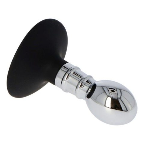 Aluminiowy korek analny plug zatyczka z przyssawką Aluminiowy korek analny plug zatyczka z przyssawką