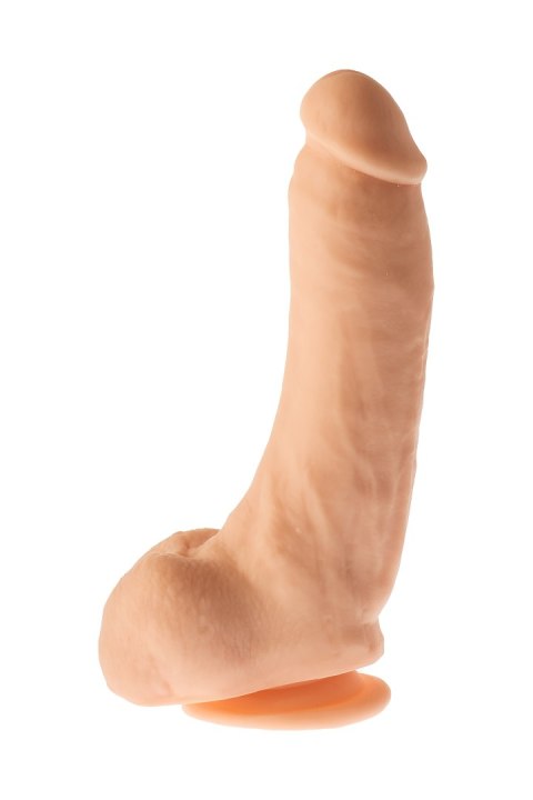 Grube żylaste cieliste dildo z przyssawką 23 cm