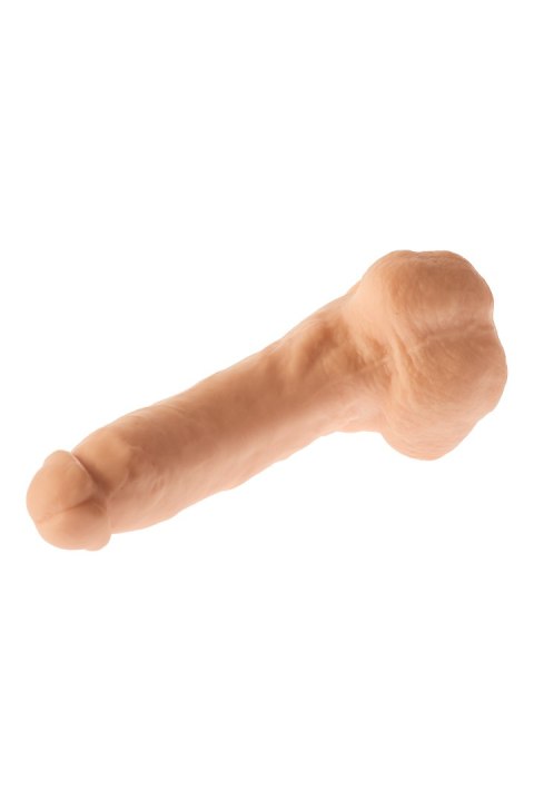Grube żylaste cieliste dildo z przyssawką 23 cm