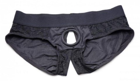 Koronkowy czarny strap-on uprząż elastyczna Koronkowy czarny strap-on uprząż elastyczna