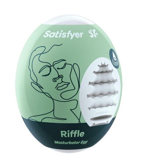 Masturbator żelowe jajeczko Satisfyer riffle sex Masturbator żelowe jajeczko Satisfyer riffle sex