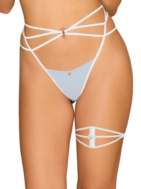 Podwiązka biała erotyczna obsessive a760 l/xl Podwiązka biała erotyczna obsessive a760 l/xl