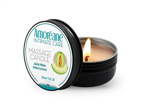 Świeca zapachowa do masażu erotycznego melon 30ml Świeca zapachowa do masażu erotycznego melon 30ml