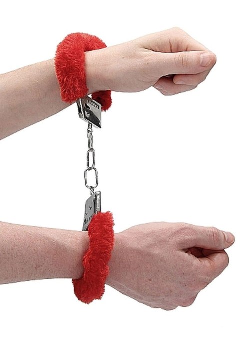 Beginner"s Handcuffs Furry - Red