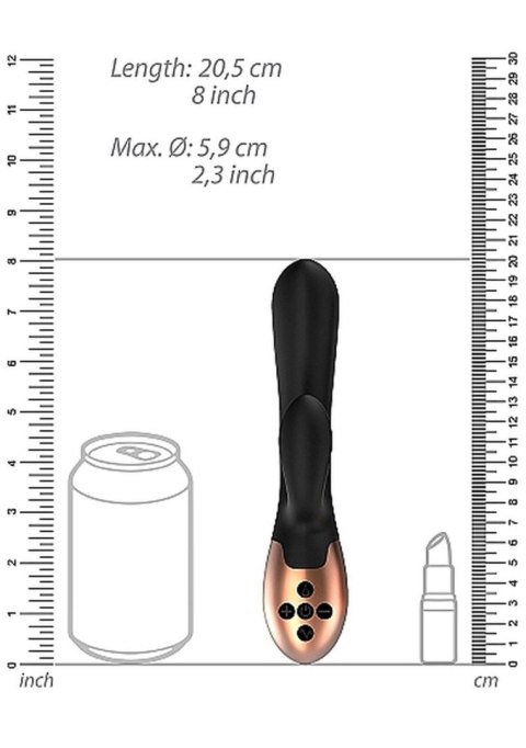 Heating G-Spot Vibrator - Exquisite - Black