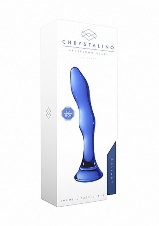 Szklane wodoodporne dildo do anusa i pochwy 15 cm