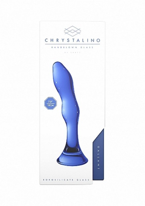 Szklane wodoodporne dildo do anusa i pochwy 15 cm